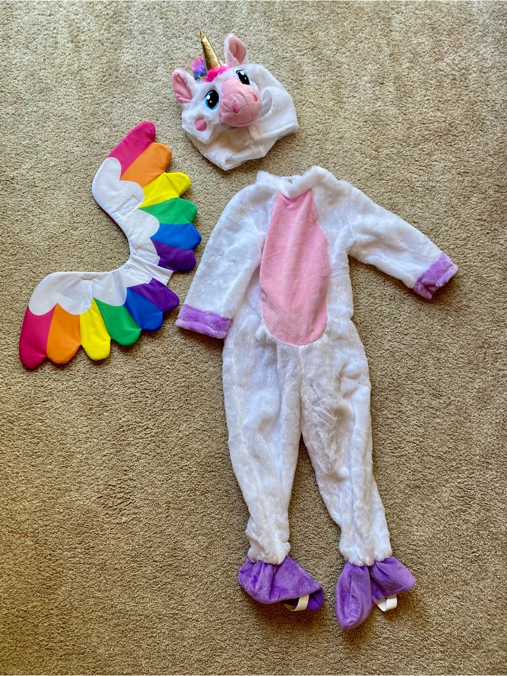 Kids Unicorn Halloween Costume 3T